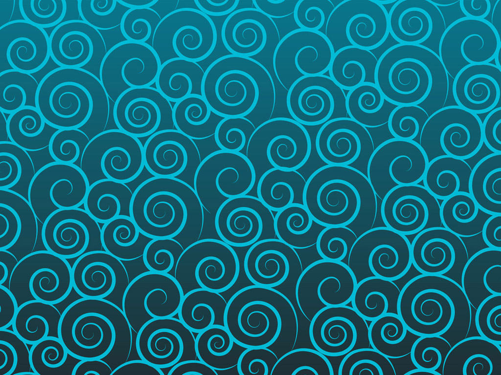 Spirale, dunkelblau-hellblau