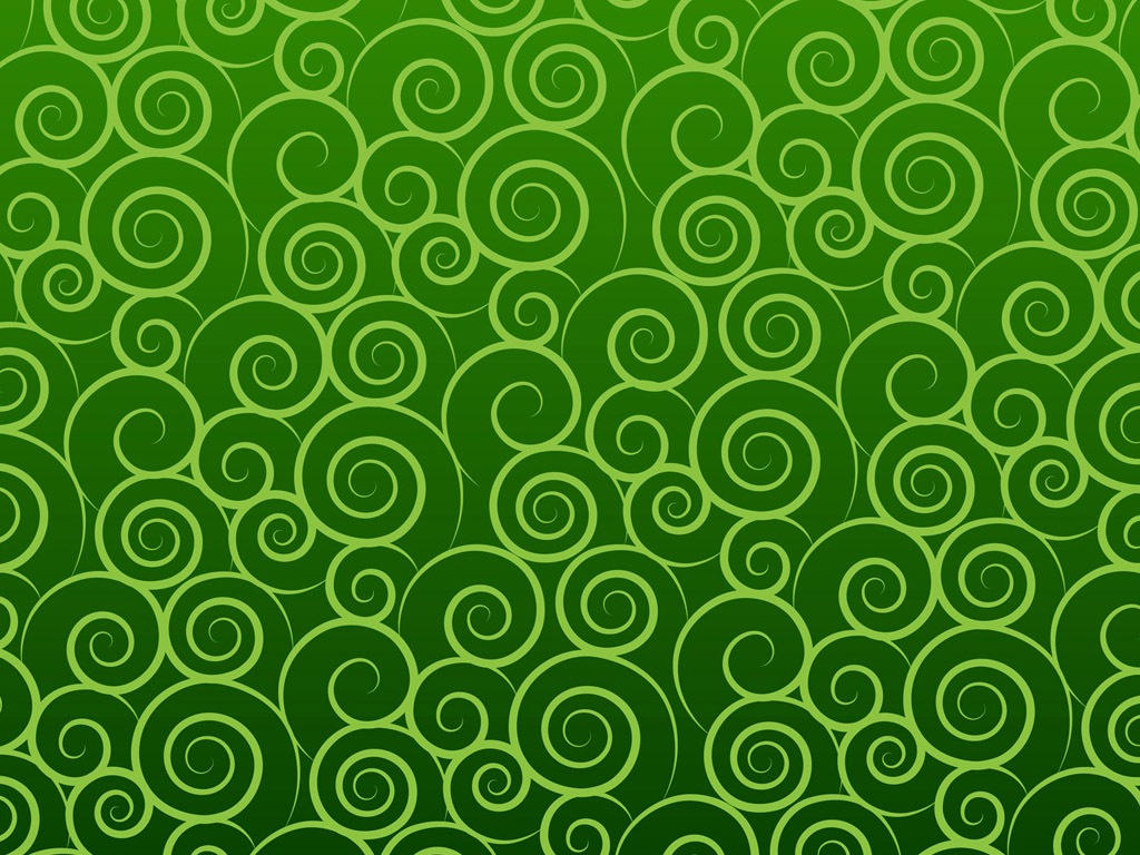 Spirale, dunkelgrün-hellgrün