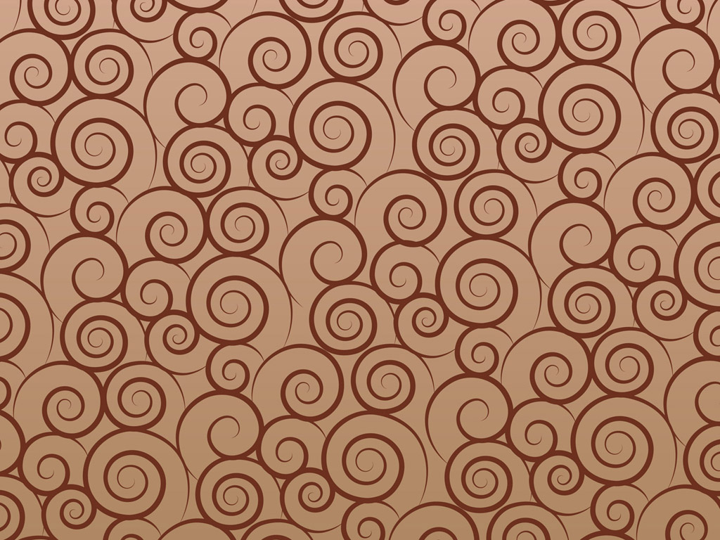 Spirale, braun