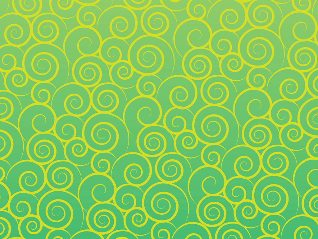 Spirale, grün-gelb