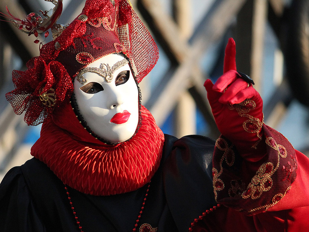 Karneval in Venedig - Kostenloses Hintergrundbild