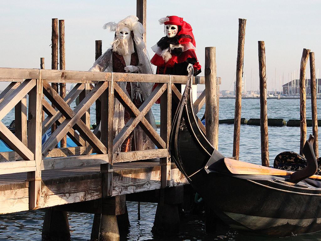 Karneval in Venedig - Kostenloses Hintergrundbild