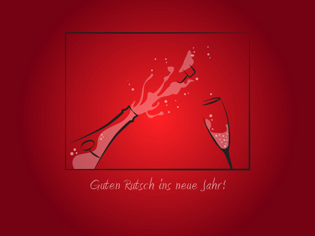 Guten Rutsch ins neue Jahr! (Champagne - Sekt)