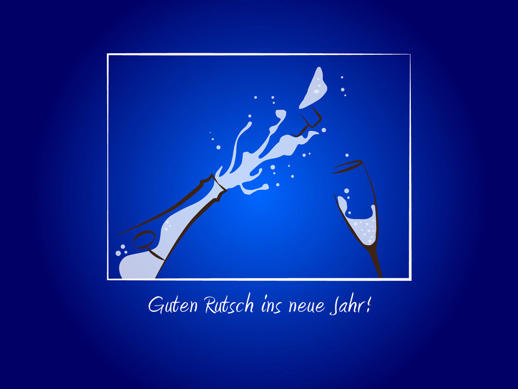 Guten Rutsch ins neue Jahr! (Champagne - Sekt)