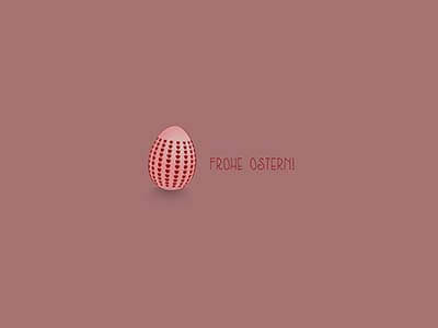 Frohe Ostern! - Ostereier - Minimal