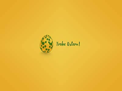 Frohe Ostern! - Ostereier - Minimal