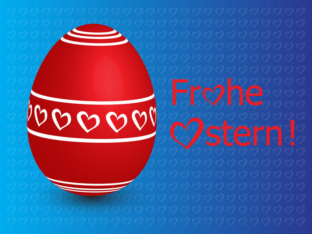 Osterei mit Liebe - Frohe Ostern