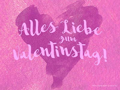 Alles Liebe zum Valentinstag!