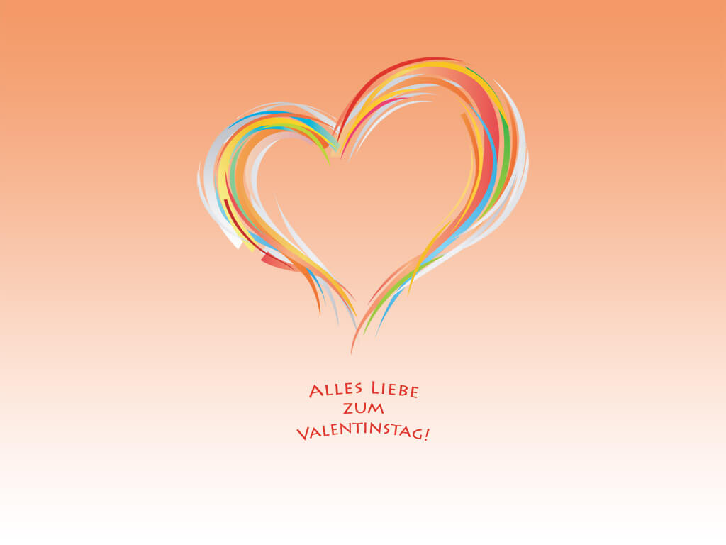 Alles Liebe zum Valentinstag! - Ich liebe Dich!