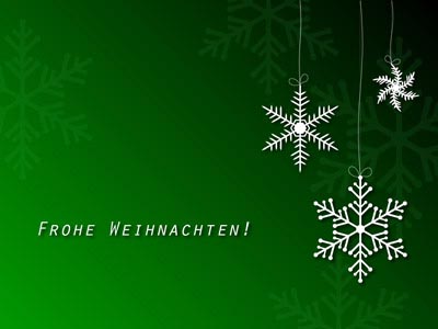 Frohe Weihnachten - Schneeflocken