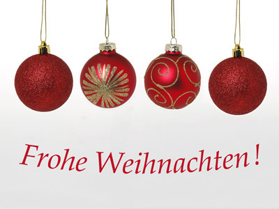 Frohe Weihnachten!