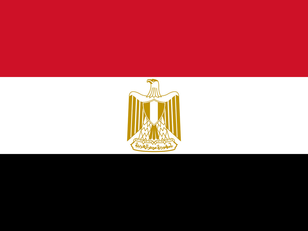 Fahne Ägyptens - Ägypten Flagge