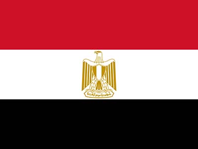 Flagge Ägyptens