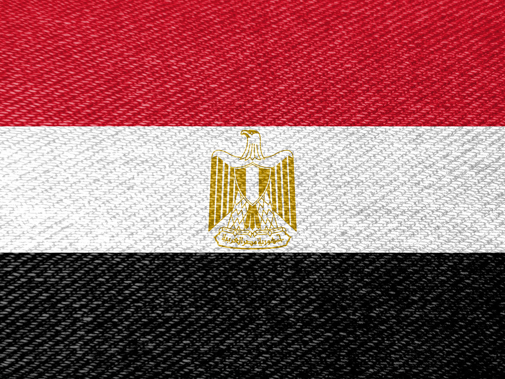 Fahne Ägyptens - Ägypten Flagge