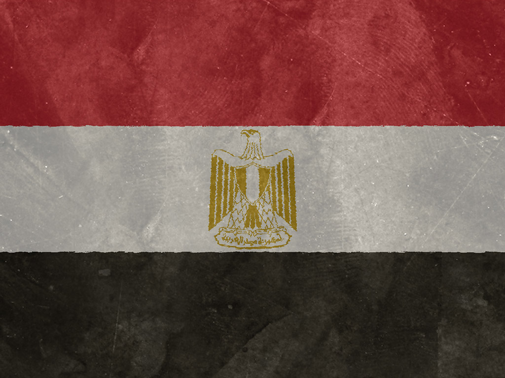 Fahne Ägyptens - Ägypten Flagge