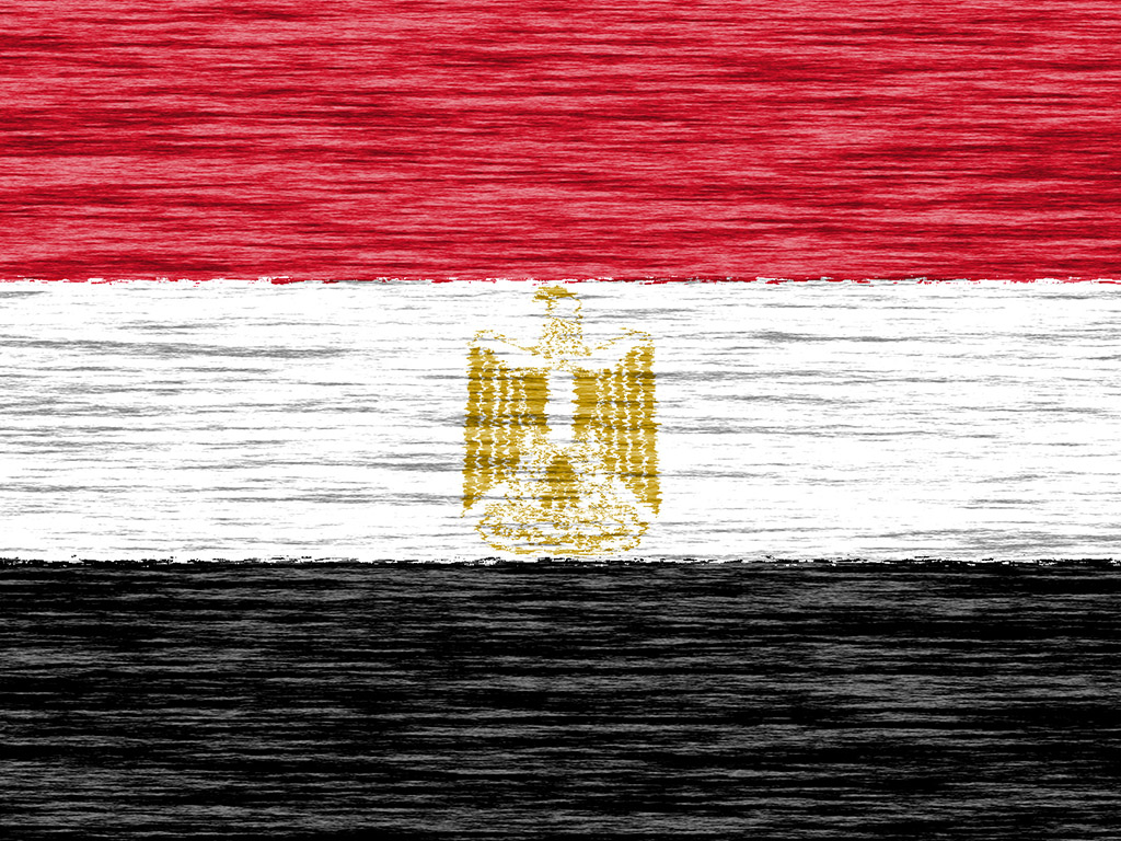 Fahne Ägyptens - Ägypten Flagge