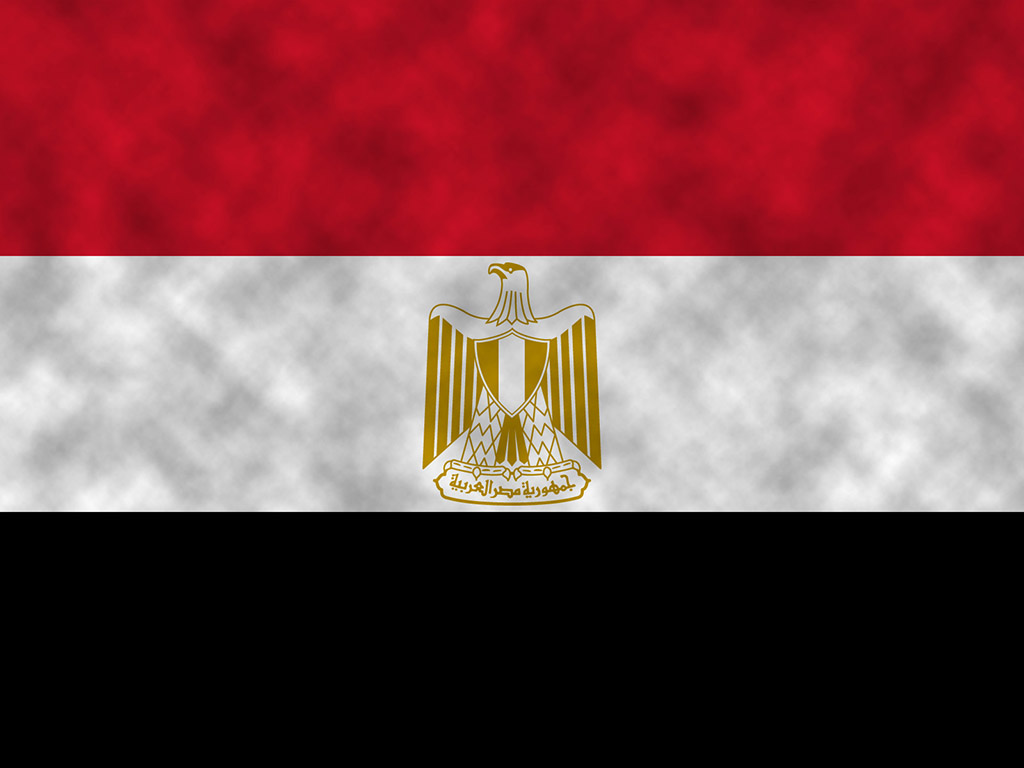 Fahne Ägyptens - Ägypten Flagge