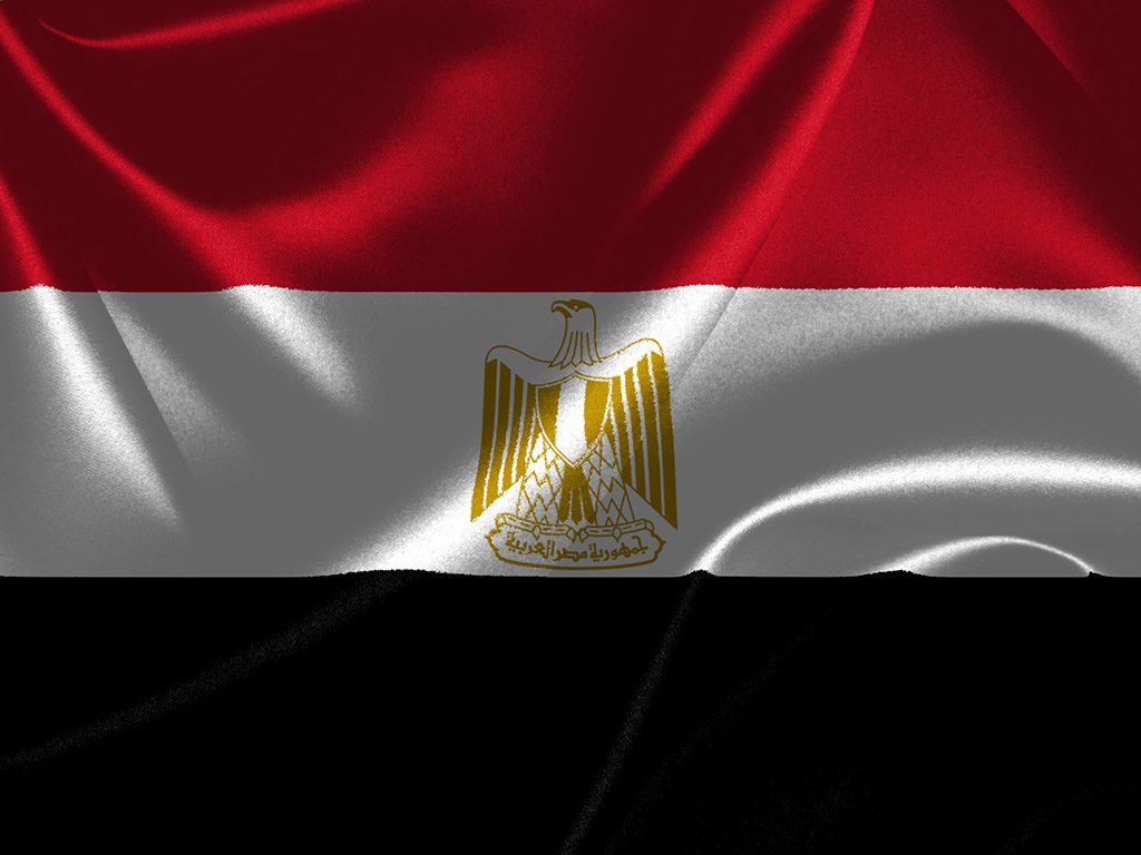 Fahne Ägyptens - Ägypten Flagge