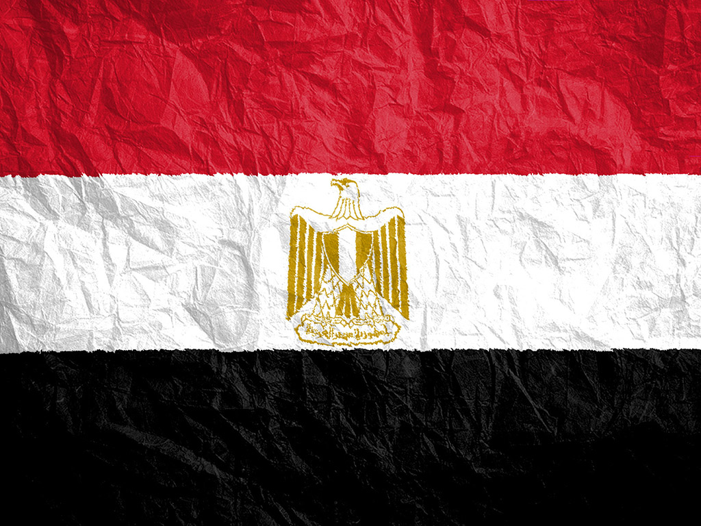 Fahne Ägyptens - Ägypten Flagge