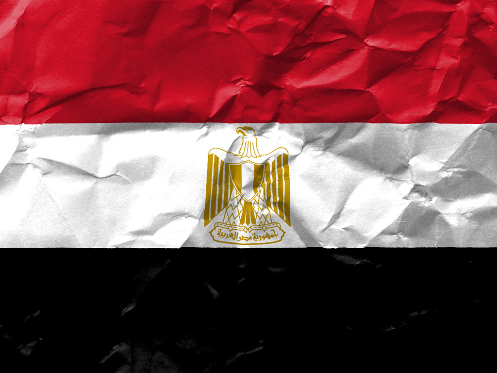 Fahne Ägyptens - Ägypten Flagge