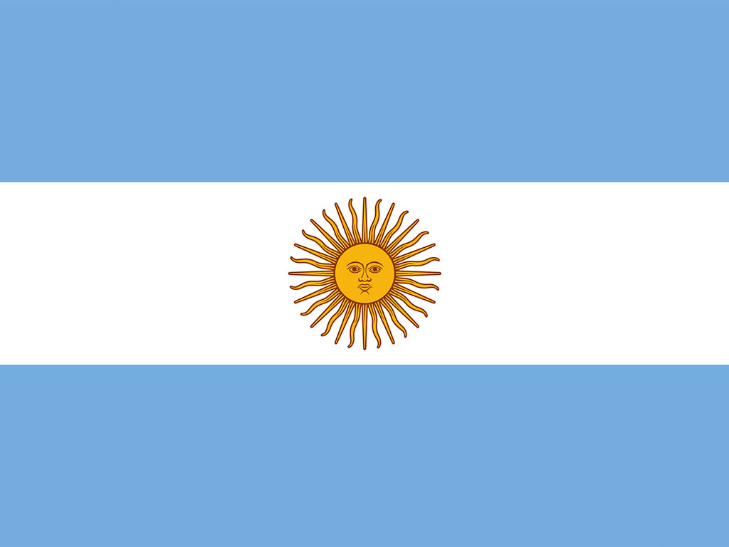 Die Argentinienfahne