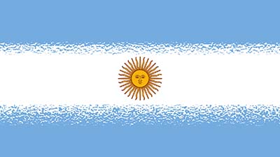 Argentinische Nationalflagge