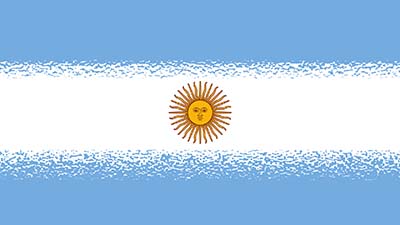 Argentinische Nationalflagge