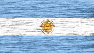 Argentinische Nationalflagge