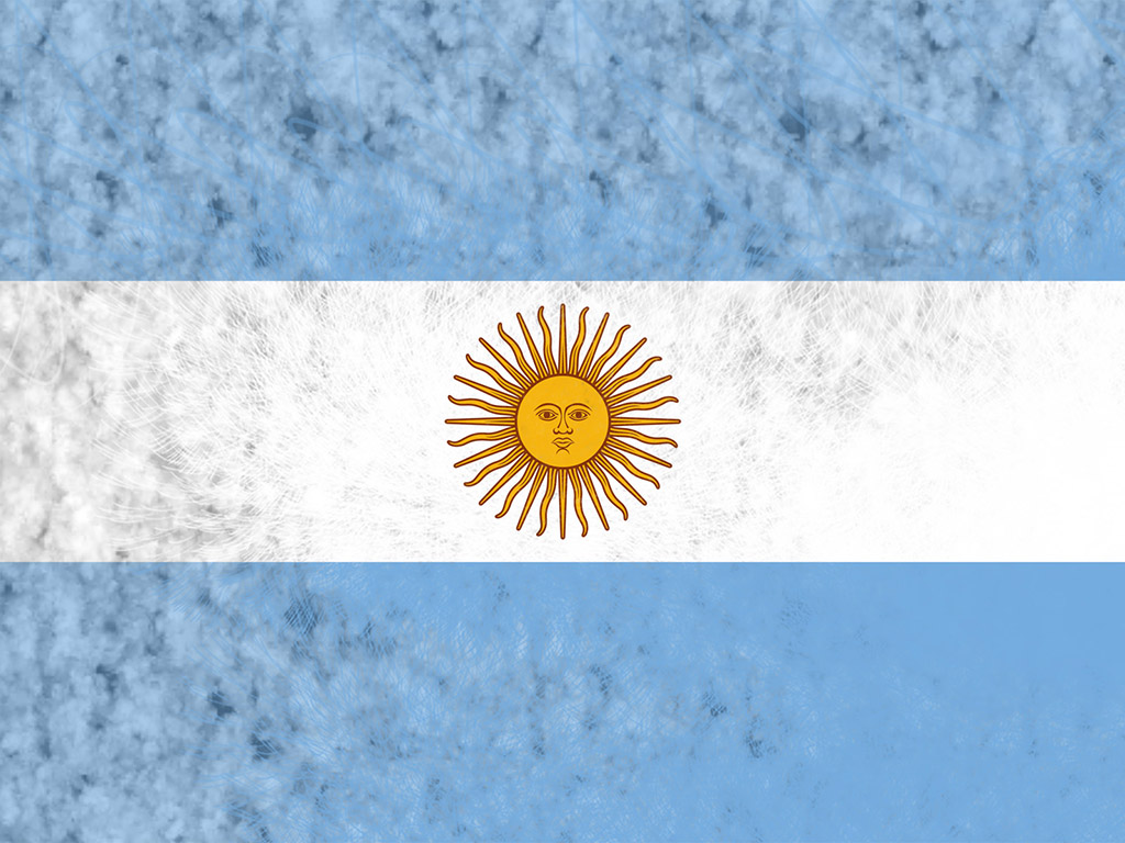 Die Argentinienfahne