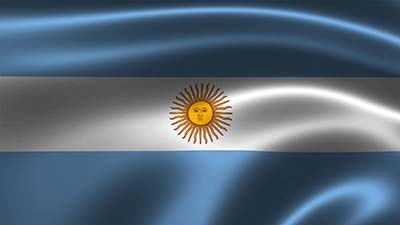 Argentinische Nationalflagge