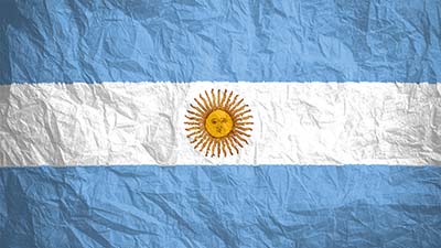 Argentinische Nationalflagge