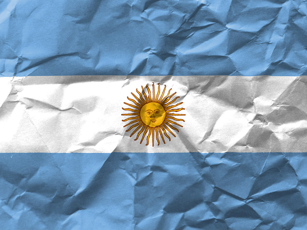 Die Argentinienfahne