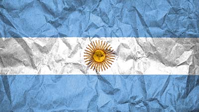 Argentinische Nationalflagge