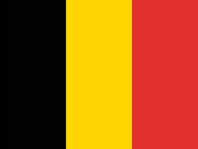 Flagge Belgiens - Fahne - Nationalflagge - Schwarz-Gelb-Rot