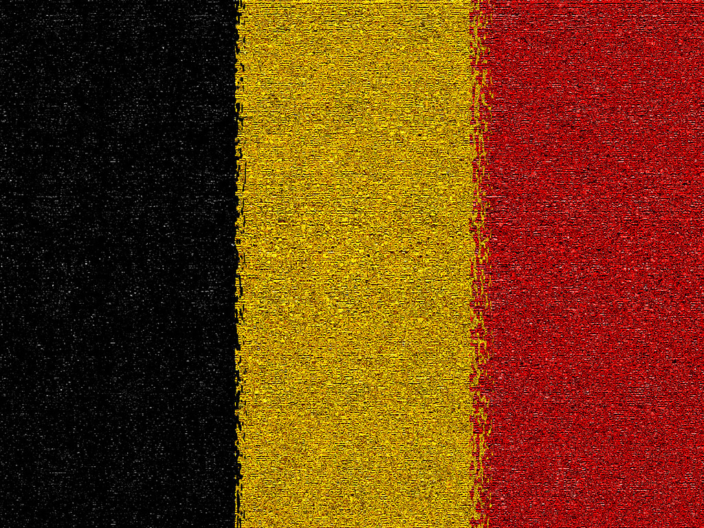 Die Flagge Belgiens - Schwarz-Gelb-Rot