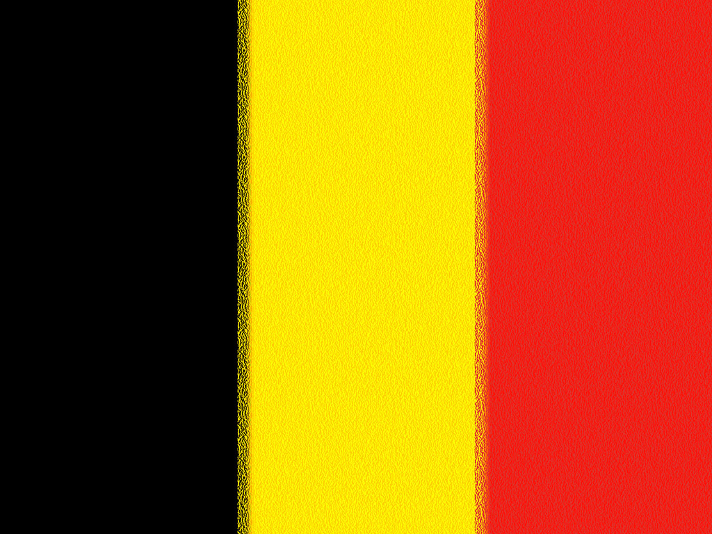 Die Flagge Belgiens - Schwarz-Gelb-Rot