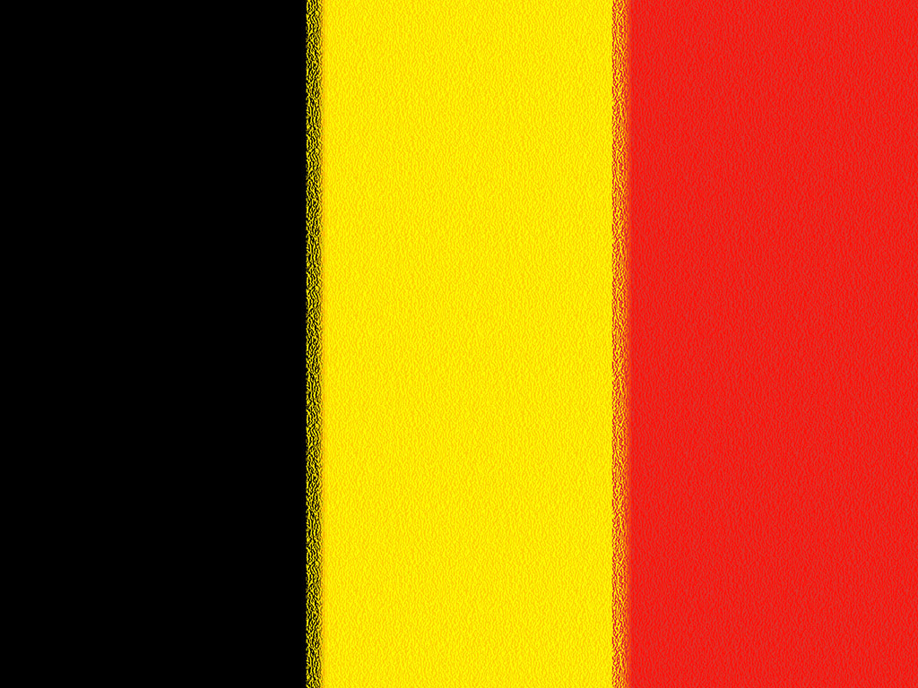 Die Flagge Belgiens - Schwarz-Gelb-Rot