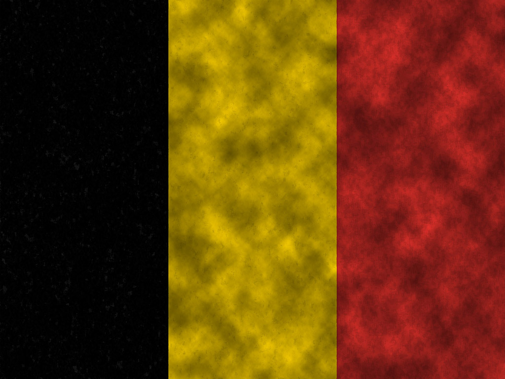 Die Flagge Belgiens - Schwarz-Gelb-Rot