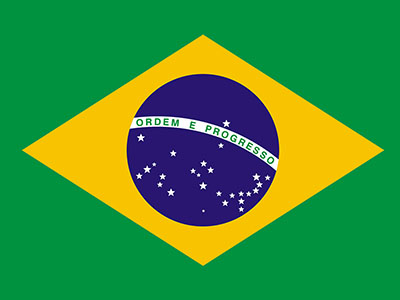 Flagge von Brasilien