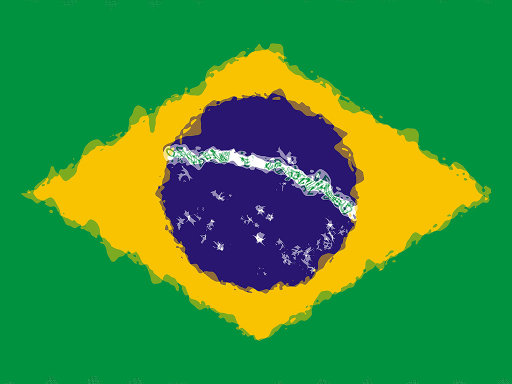 Flagge von Brasilien 003