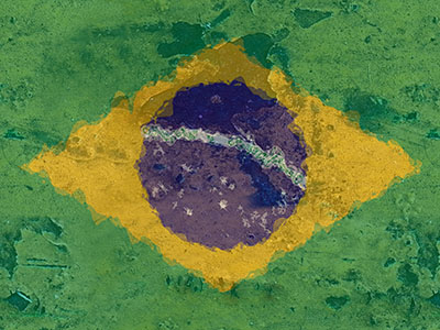 Flagge von Brasilien