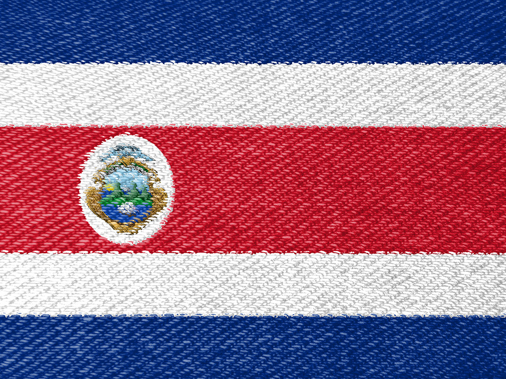 Fahne Costa Ricas - Costa Rica Flagge