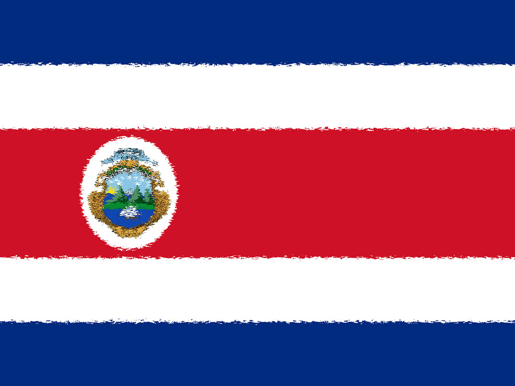 Costa Rica Flagge 003