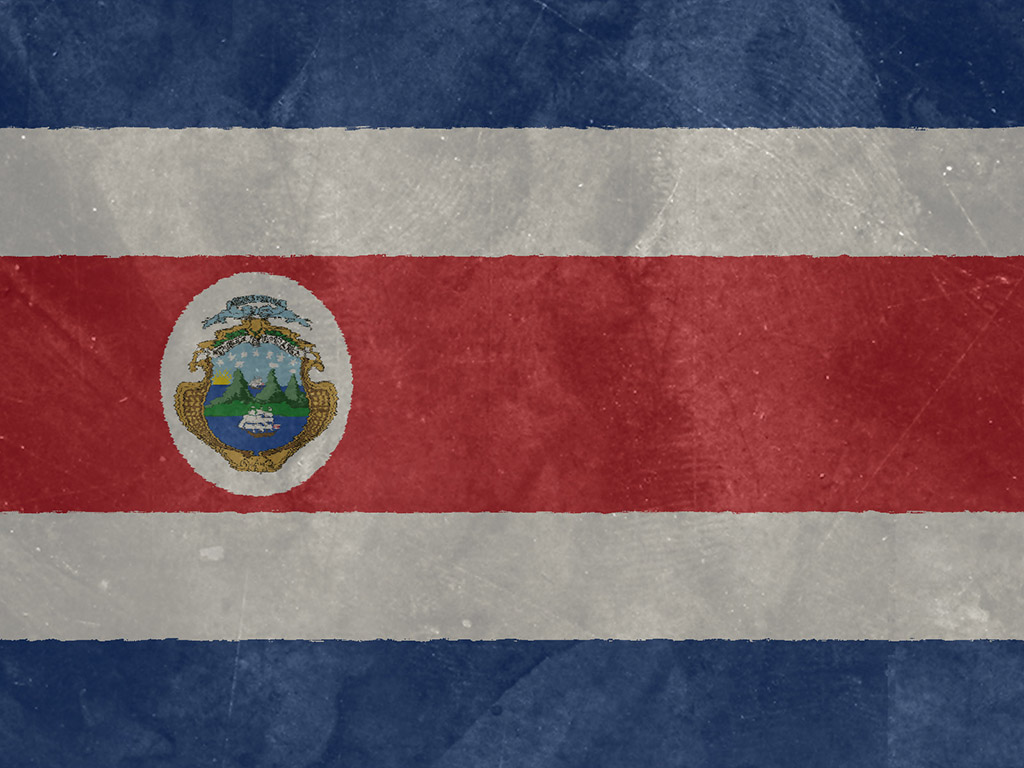 Fahne Costa Ricas - Costa Rica Flagge