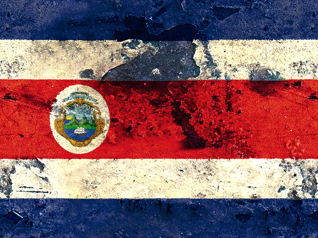 Costa Rica Flagge 007