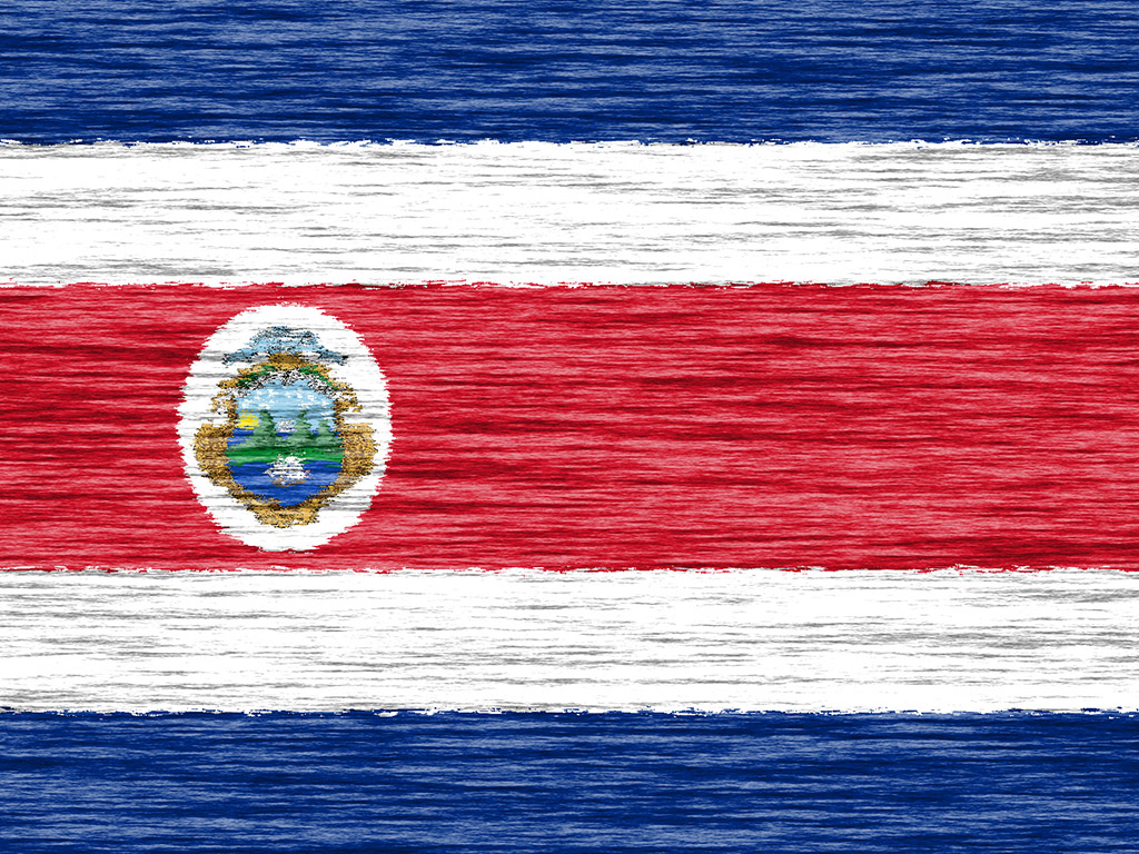 Fahne Costa Ricas - Costa Rica Flagge