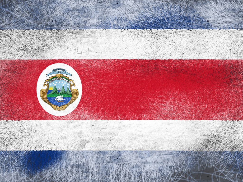 Costa Rica Flagge 012