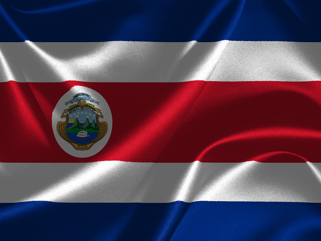 Fahne Costa Ricas - Costa Rica Flagge