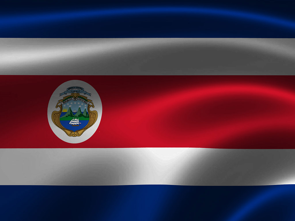 Fahne Costa Ricas - Costa Rica Flagge