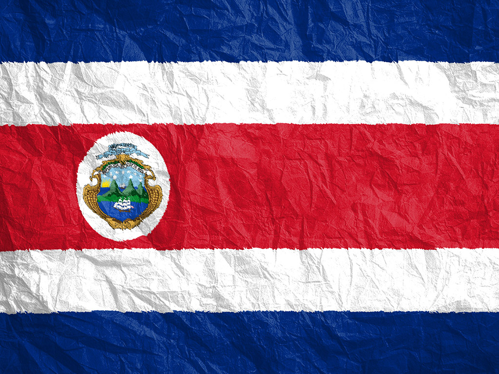 Costa Rica Flagge 017